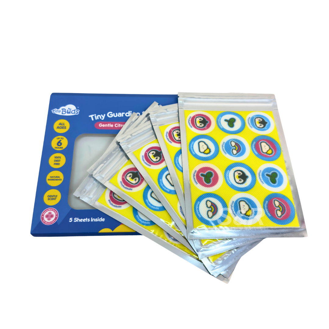 Tiny Buds Tiny Guardian Stick Ons 60 Pieces Tiny Buds Tiny Guardian Stick Ons 60 Pieces